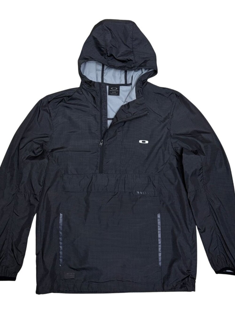 OAKLEY Light Jacket Windbreaker Bomber Hood Coat Mens Medium